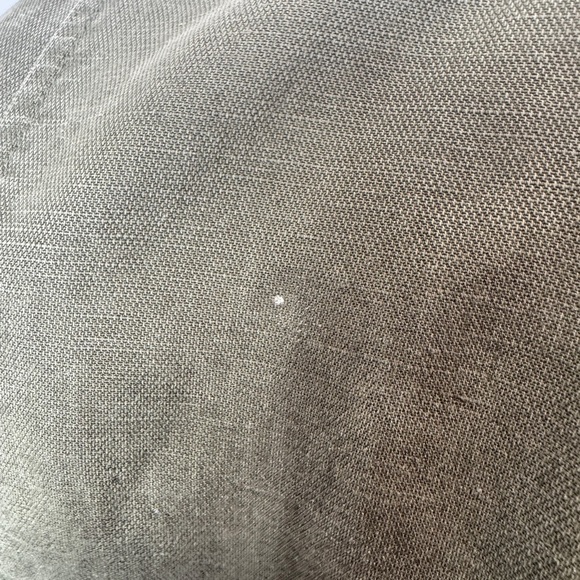 Aritzia Community Linen Blend Pants Olive - Picture 4 of 12